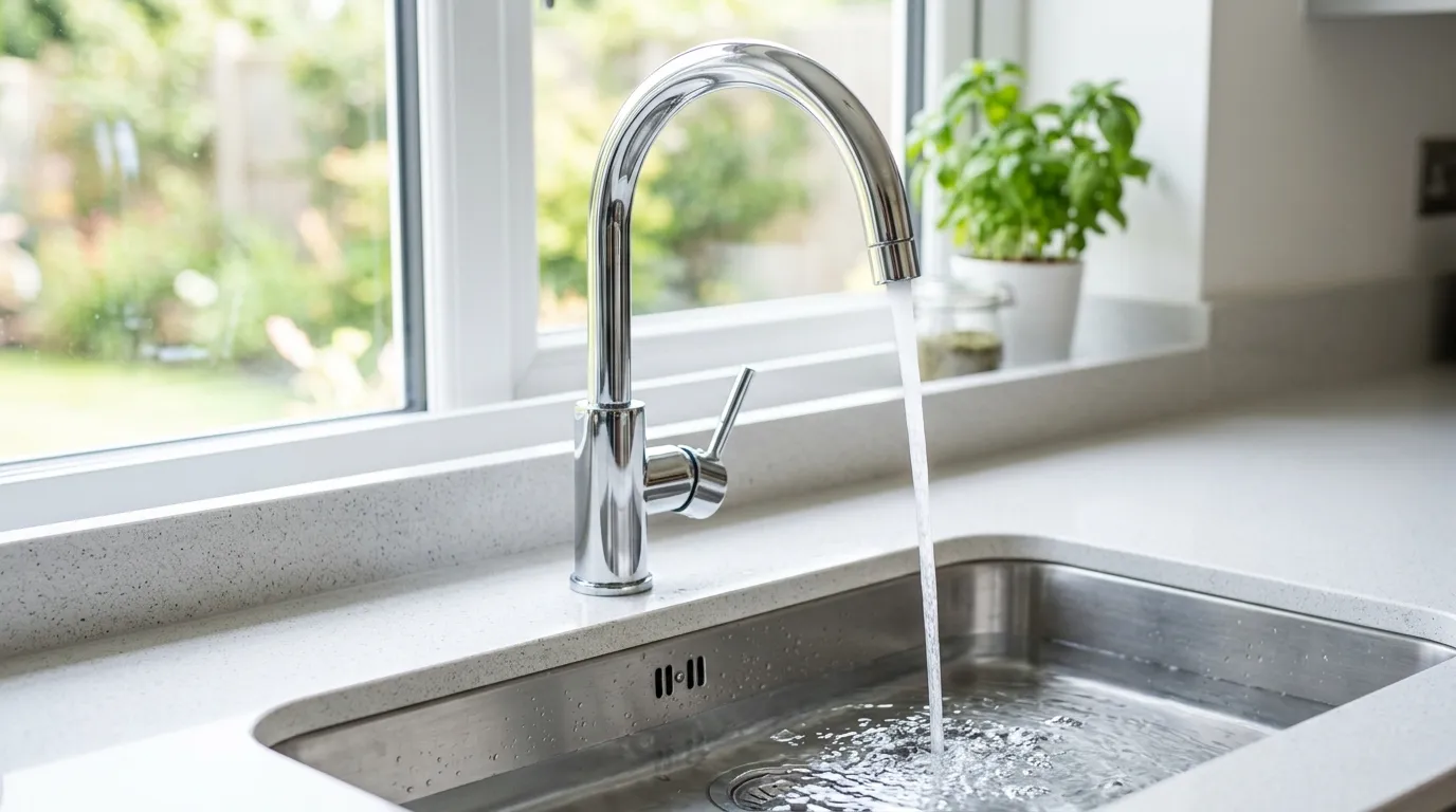 Local Plumbing Master Pros same day plumber fixing a faucet in Limestone, FL
